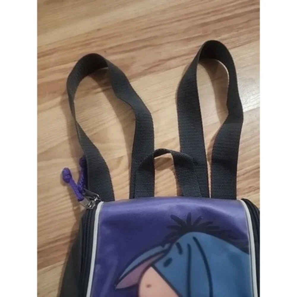 VTG EEYORE Small Backpack Pooh Disney Mini Purse Bag Adjustable Straps Zip Pocke